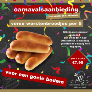 openingstijden carnaval