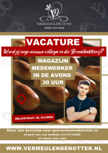 vacature -magazijnmedewerker avond